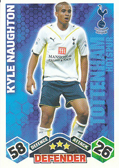Kyle Naughton Tottenham Hotspur 2009/10 Topps Match Attax #296
